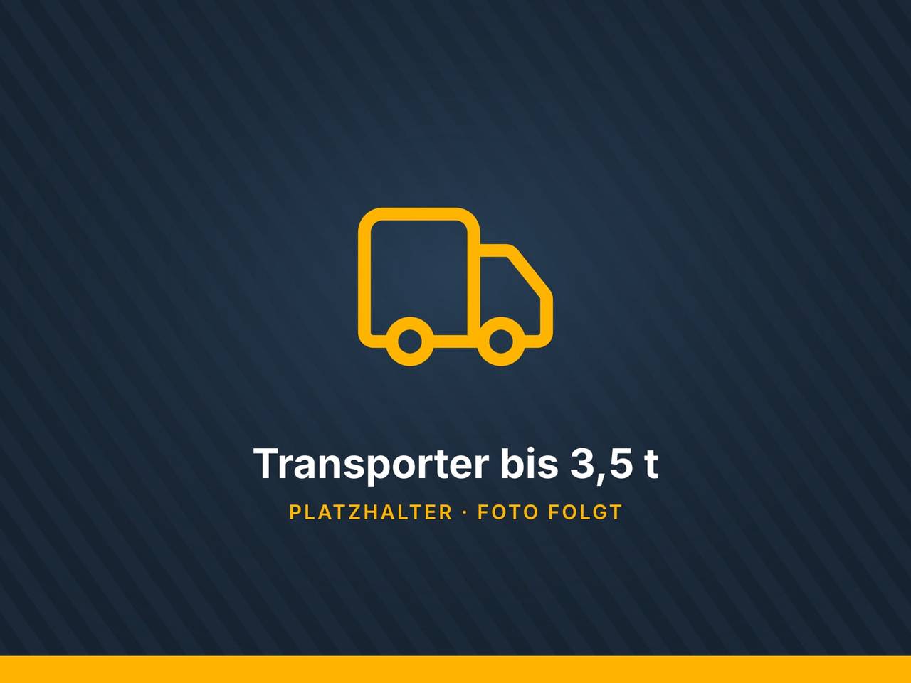 Platzhalterbild – hier kommt ein Foto vom Transporter